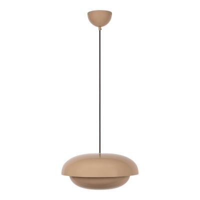 Lucide YOUNES - Pendant light - Ø 40 cm - 1xE27 - Taupe